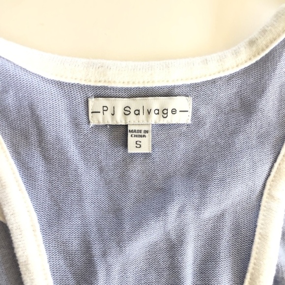 PJ Salvage Loungwear Back to Basics Relaxed Sleeveless Racerback Tank Top Size S - Picture 5 of 10